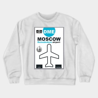 DME Domodedovo airport code Crewneck Sweatshirt